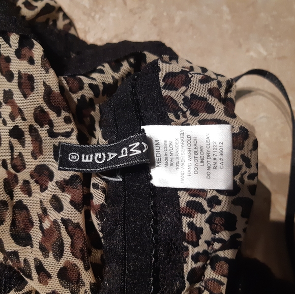 NWOT Rampage Leopard Print & Lace Lingerie - Picture 5 of 6